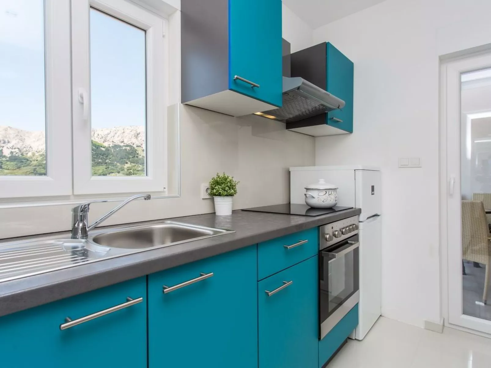 Tolle Wohnung in Baška mit Eigenem Balkon-Binnen