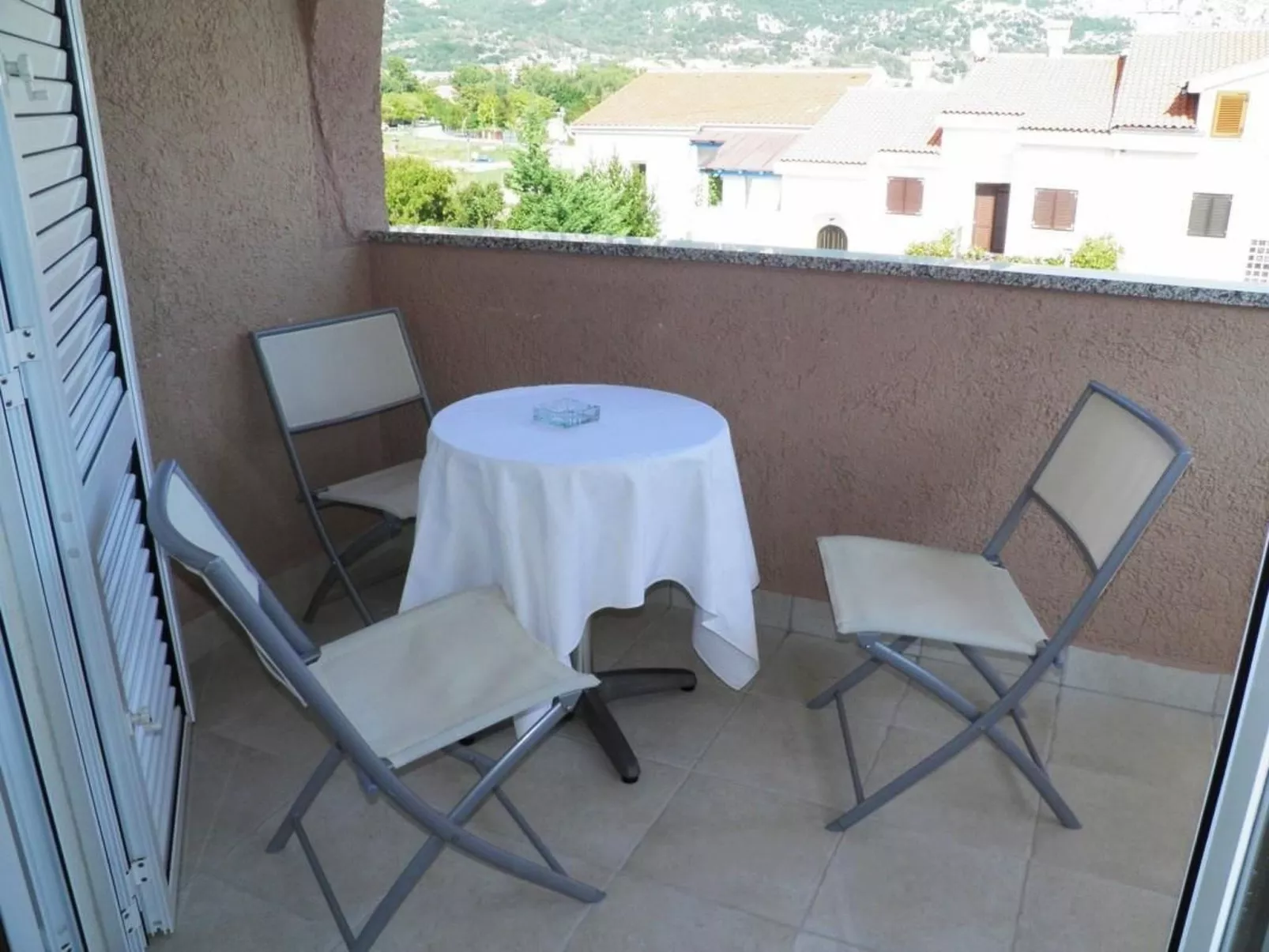Wohnung in Baška mit Eigenem Balkon und Meerblick-Binnen