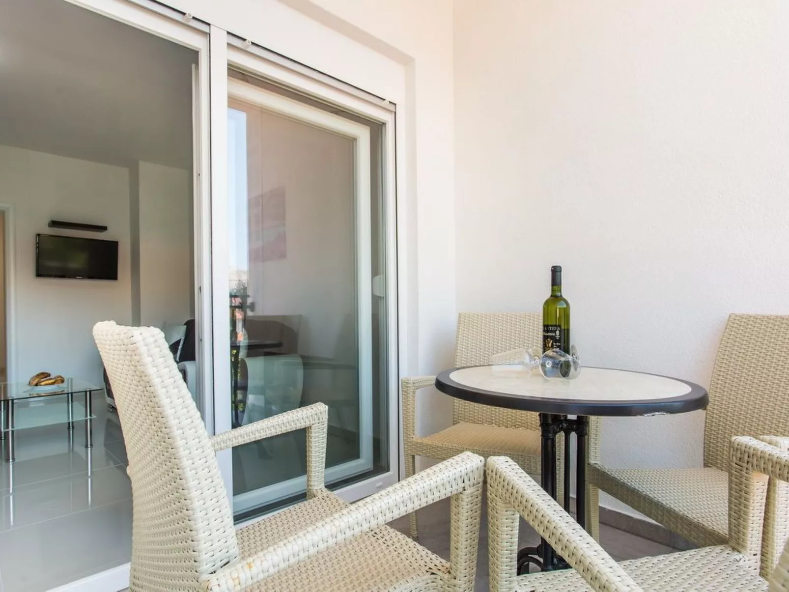 Appartement in Baška mit Eigenem Balkon-Binnen