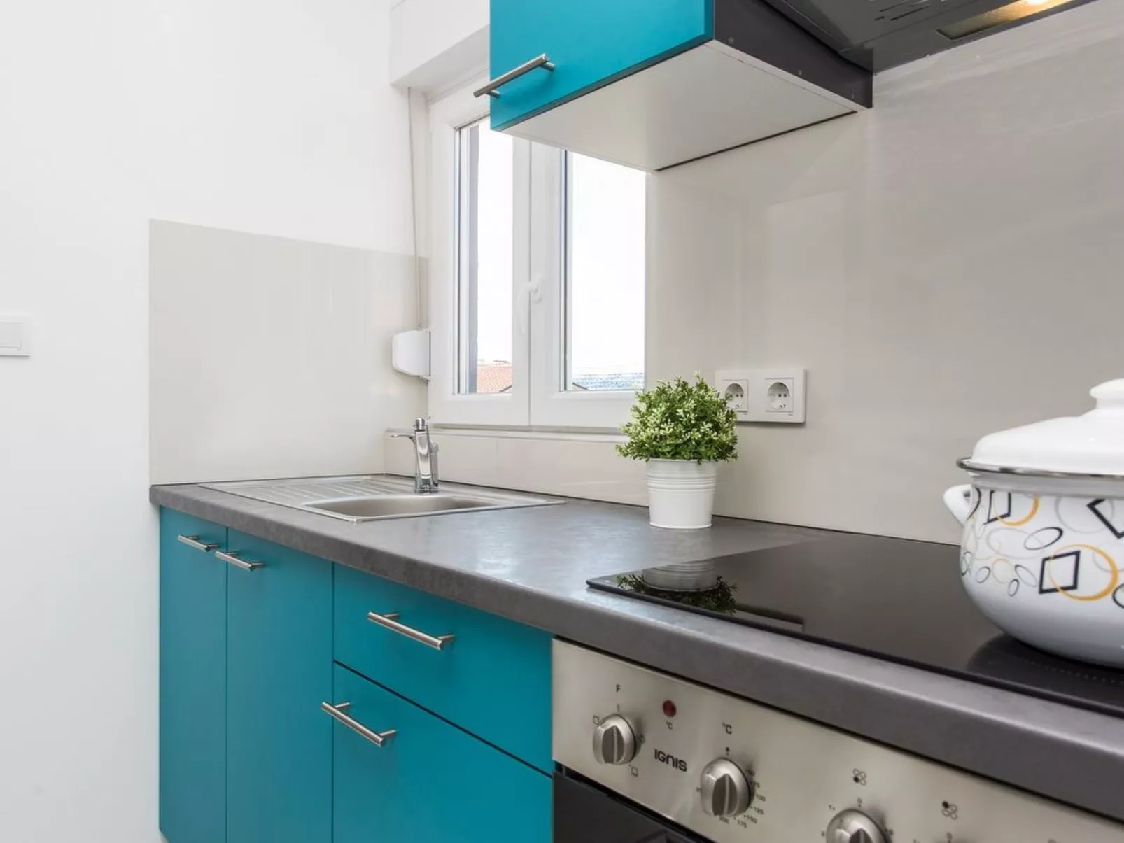 Nettes Appartement in Baška mit Eigenem Balkon-Binnen