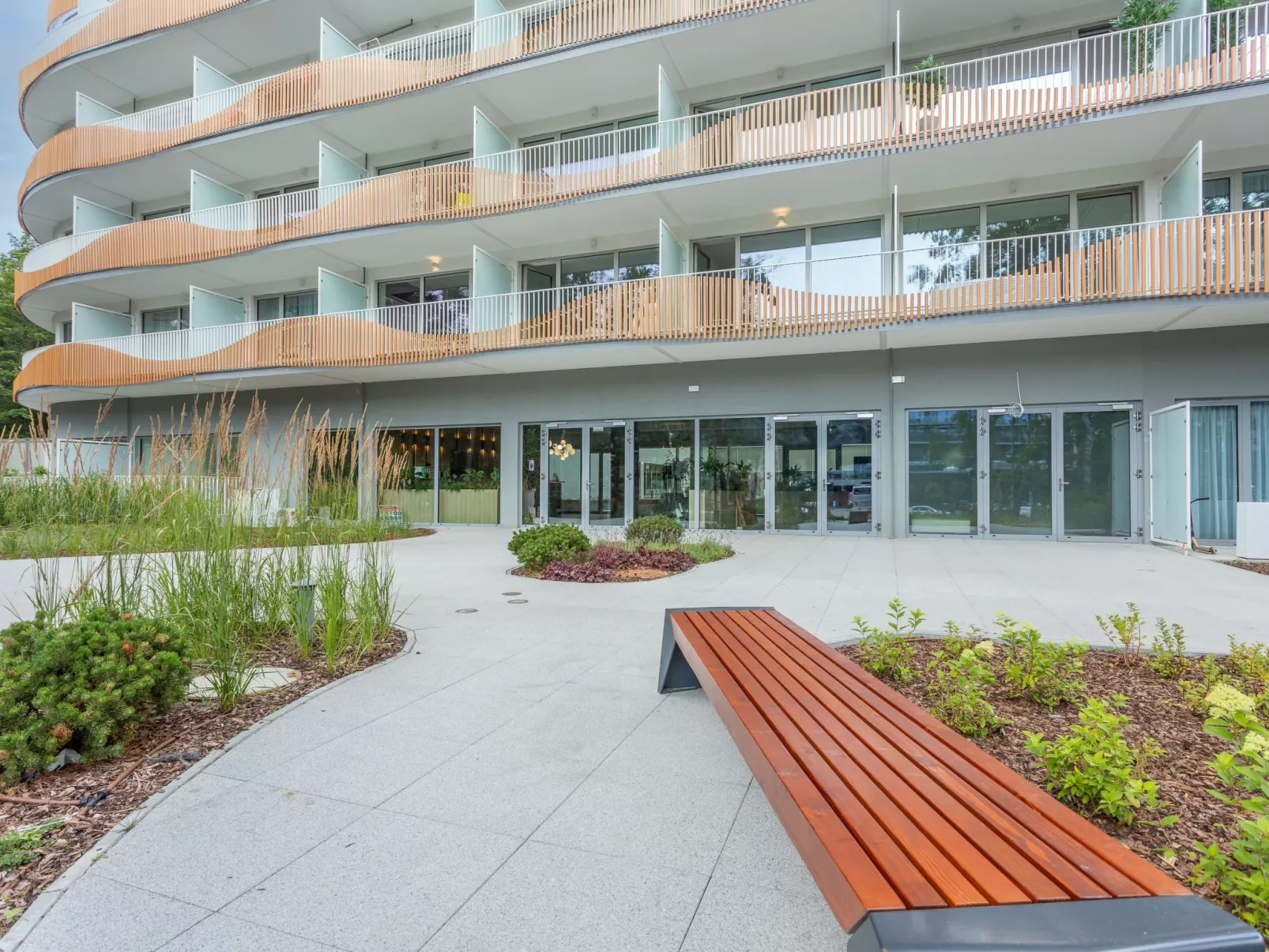 Mit Balkon am Meer-Buiten