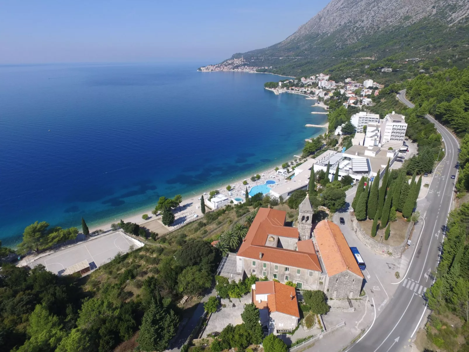 Komfortables Studio-Apartment mit Meerblick-Buiten