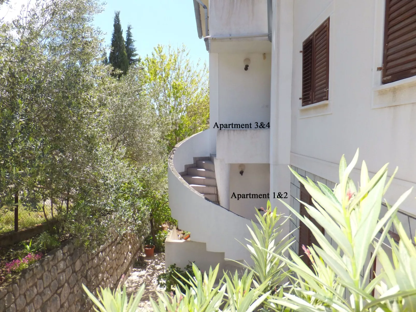 "Appartement 1"-Buiten