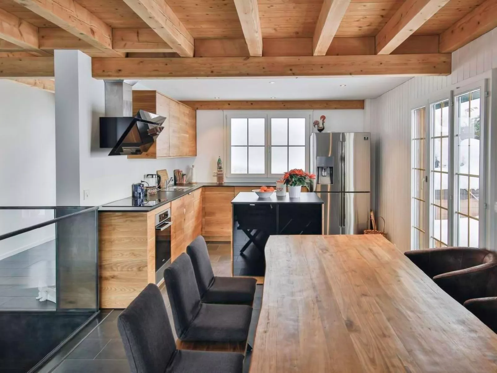 Wunderschönes Luxus-Chalet mit Seesicht-Binnen