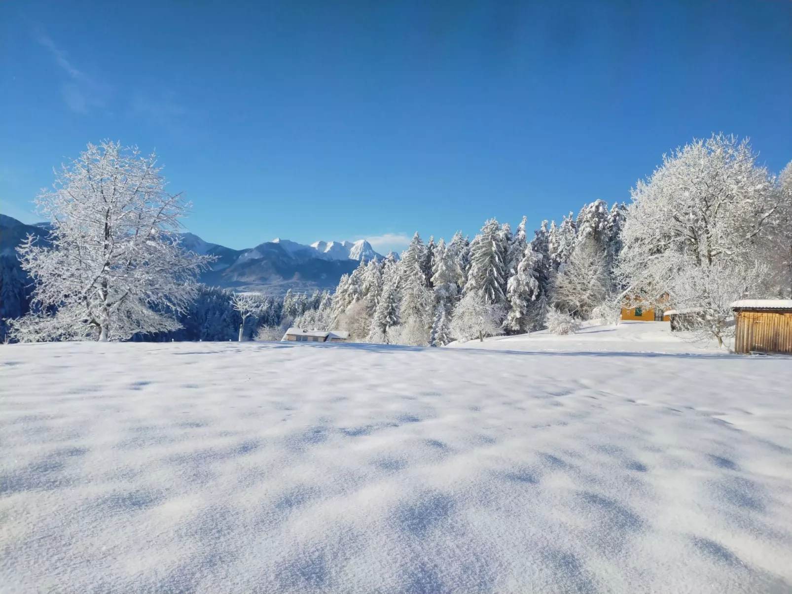 Idyllische Panorama-Südwohnung in Wörtherseenähe-Buiten