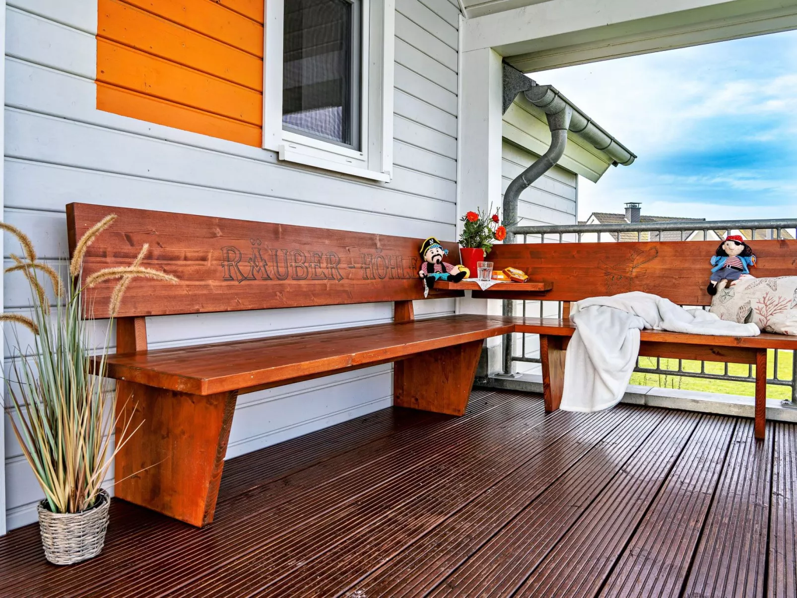 Fewo Räuberhöhle by Seeblick Ferien ORO, Sauna-Buiten