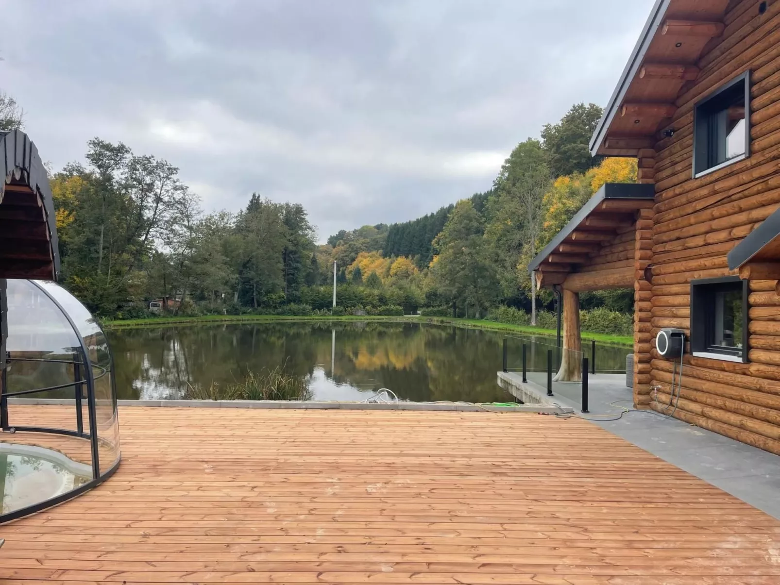 Chalet du pêcheur - Sauna und Hallenbad-Buiten