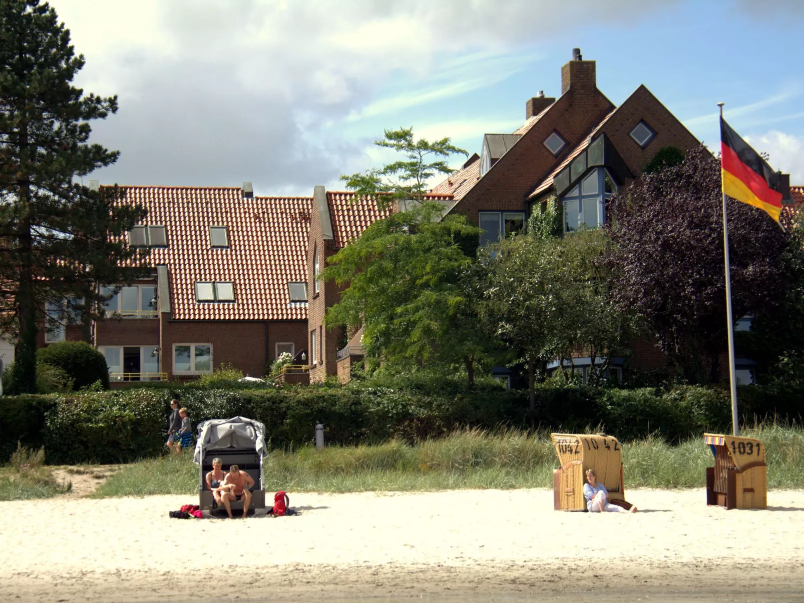 Urlaub in der Ferienwohnung Sonnengruss am Strand-Buiten