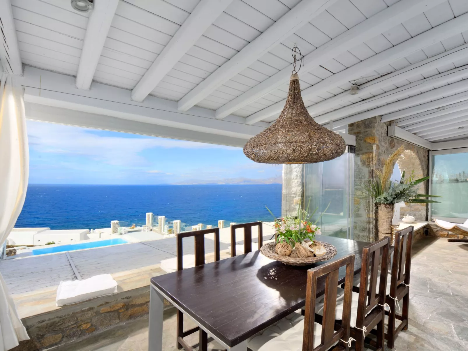 "Calypso Sunset" mit Terrasse-Buiten