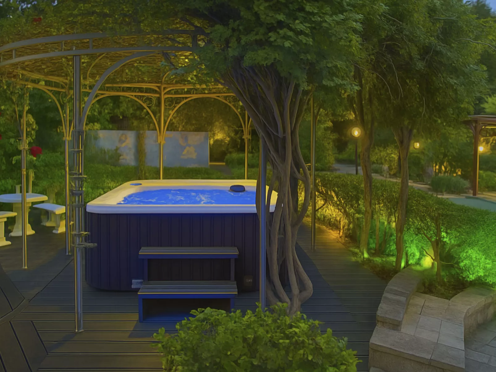 Villa Kleines Paradies-Buiten