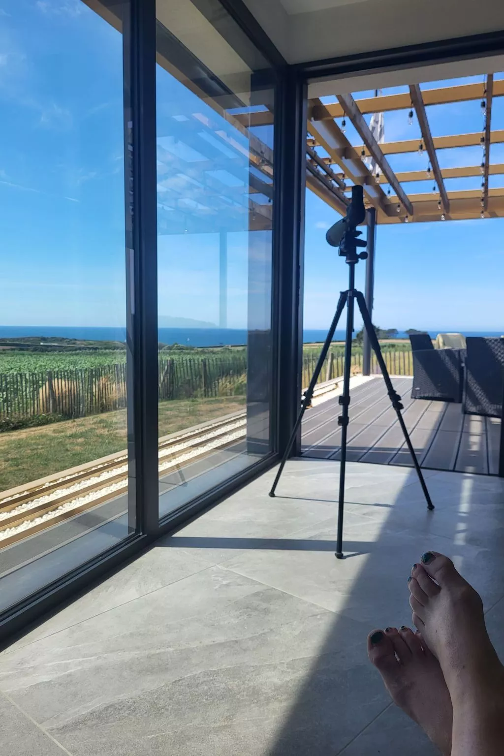 Villa mit Meerblick und privatem Spa - les gîtes de Fabie-Buiten