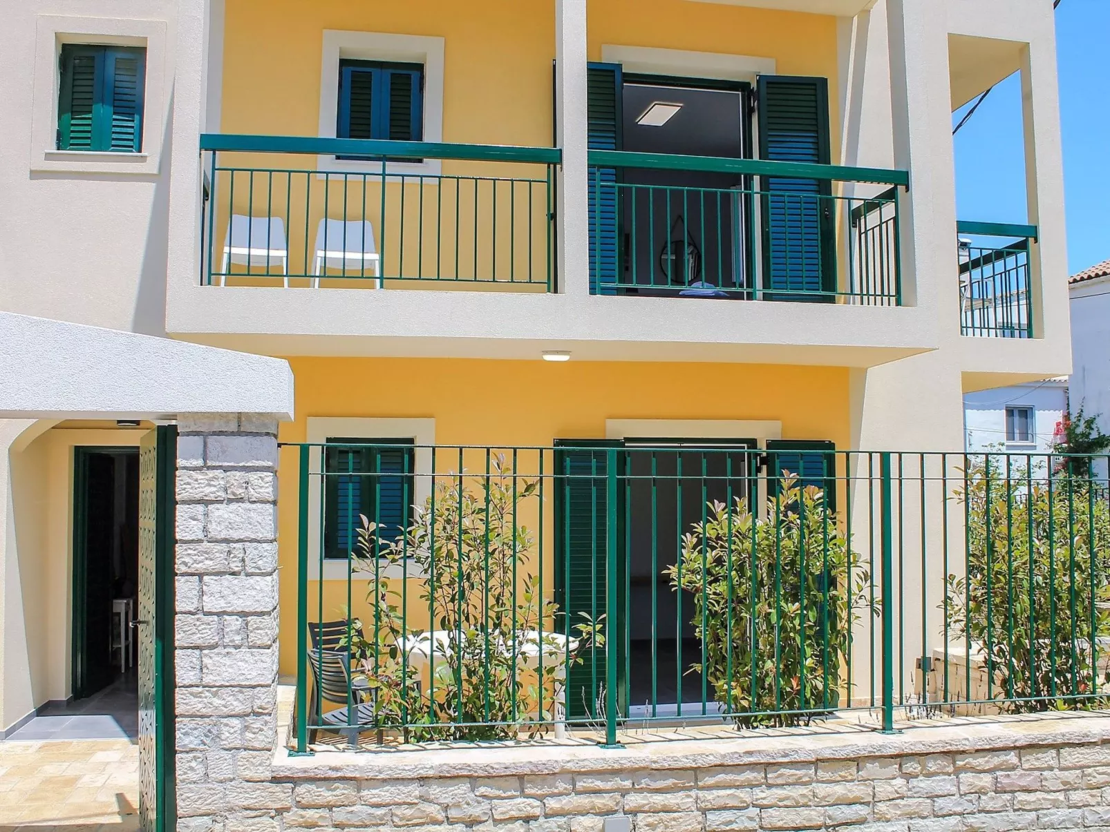 Stilvolle Wohnung im ersten Stock Wave Okto in Kassiopi-Buiten