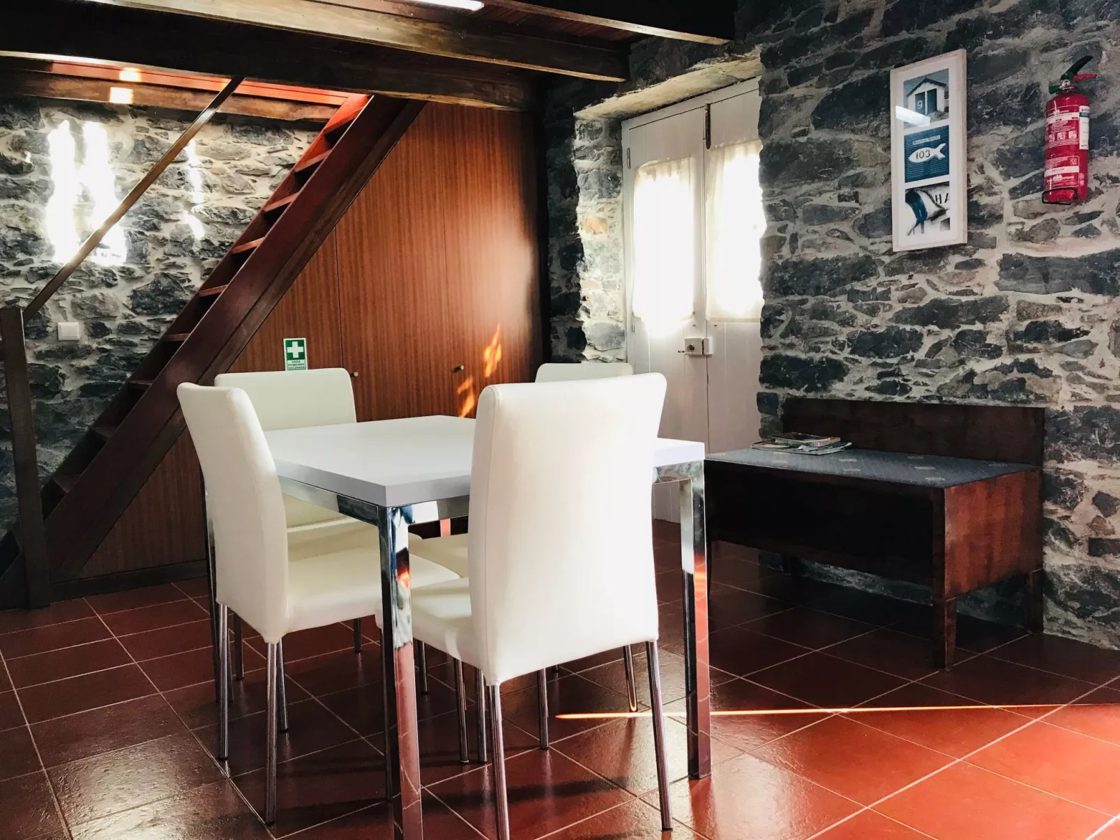 Casa Lugar da Ribeira mit Dachterrasse-Binnen