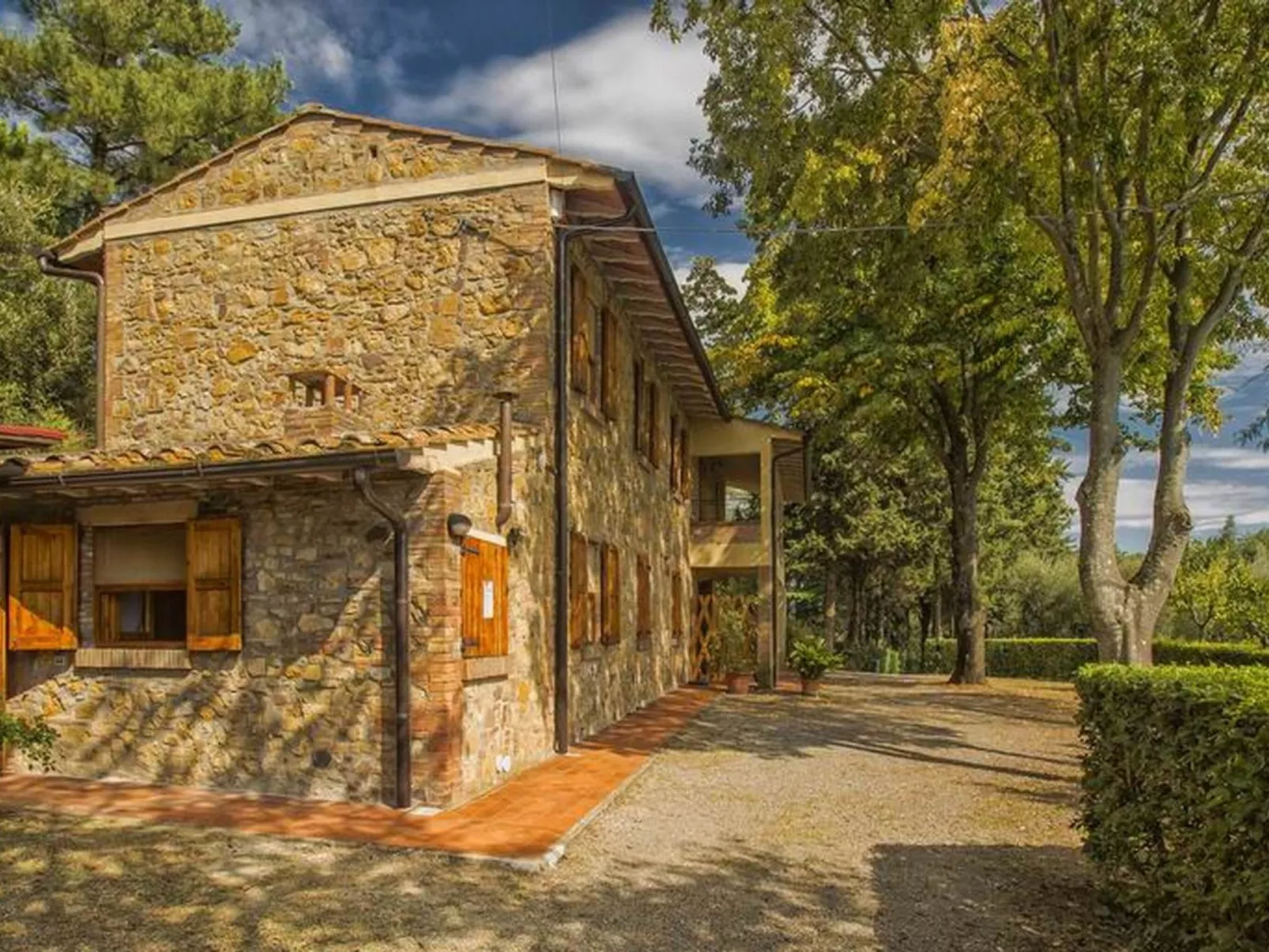 Dante Leccino' Wohnung mit Gemeinschaftspool-Buiten