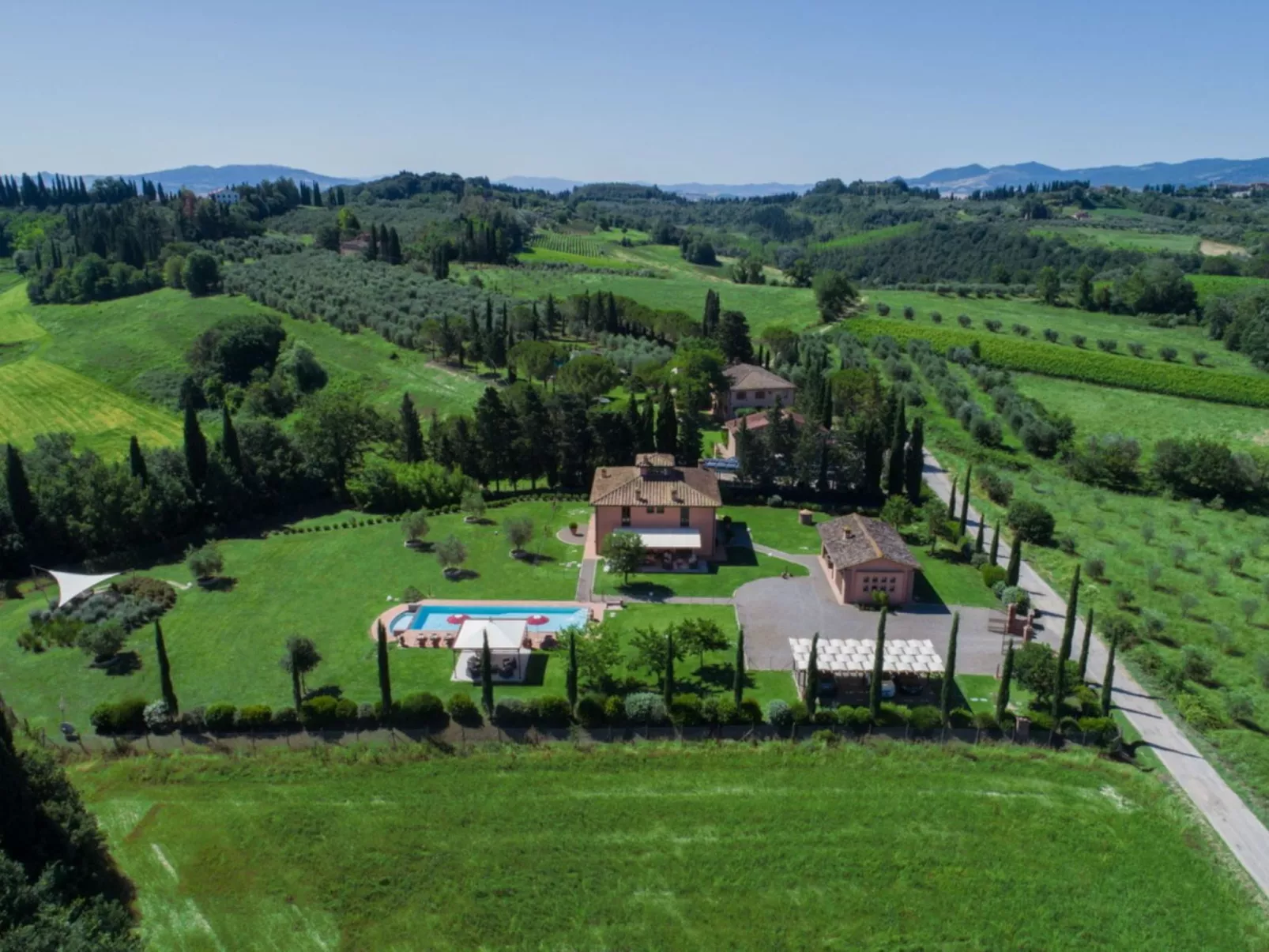 Villa mit privatem Pool zwischen Pisa und Volterra-Buiten