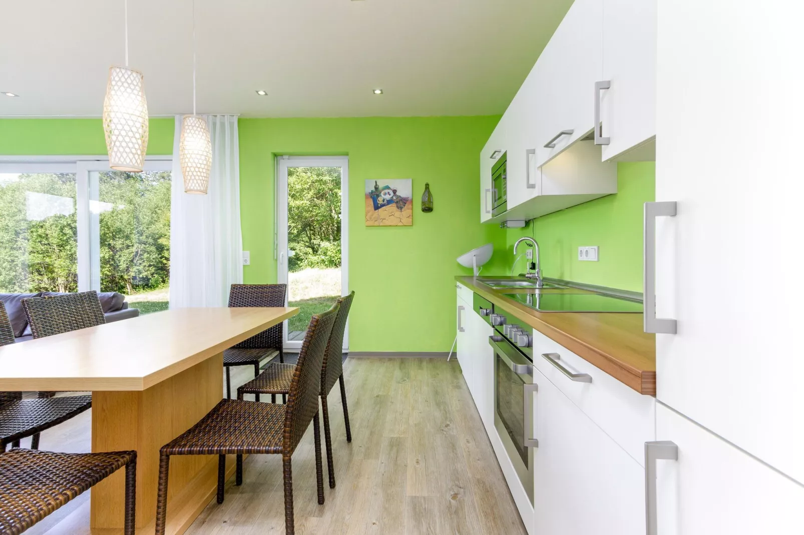 Bungalow Luxus Typ Z Campingpark Eifel-Keuken