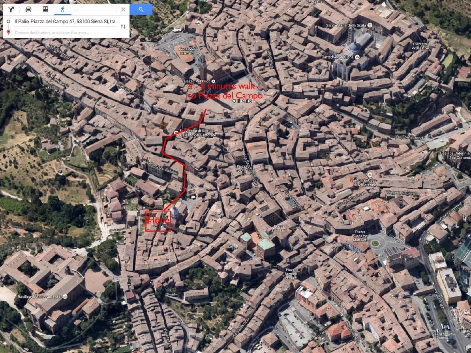 City center flat-Buiten