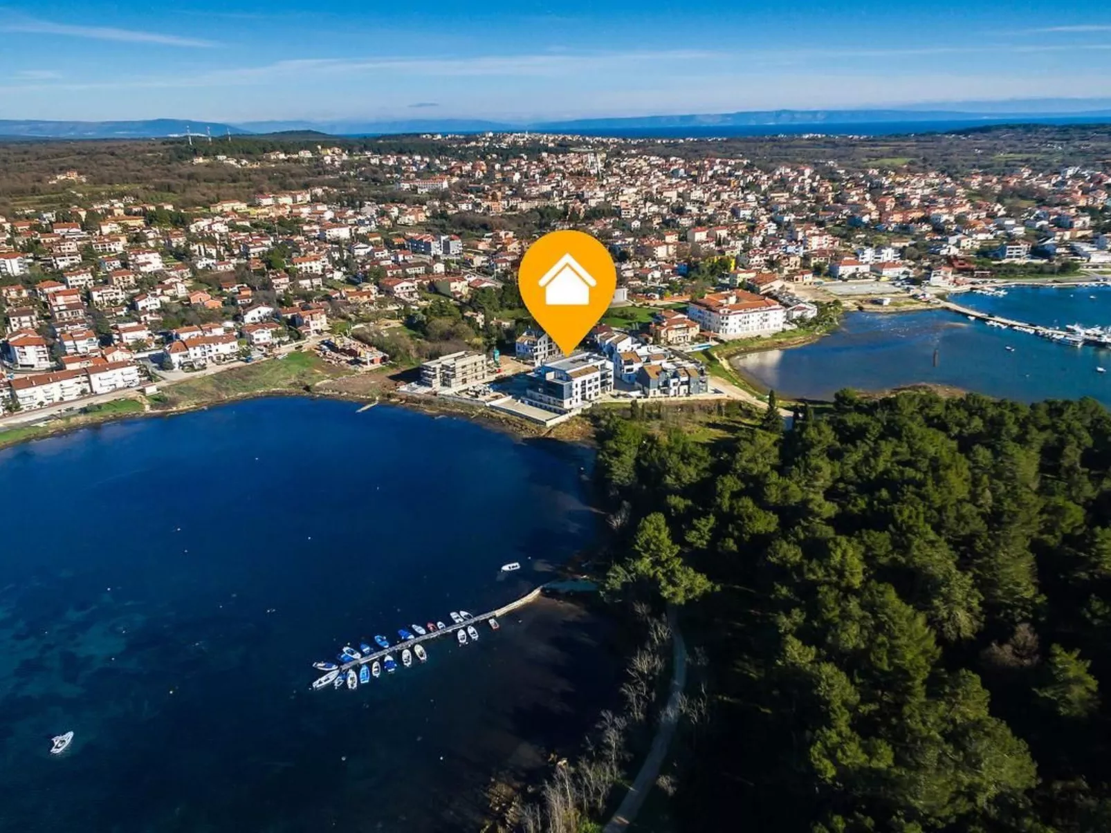 Für 4 Personen ca. 80m, in Medulin-Buiten