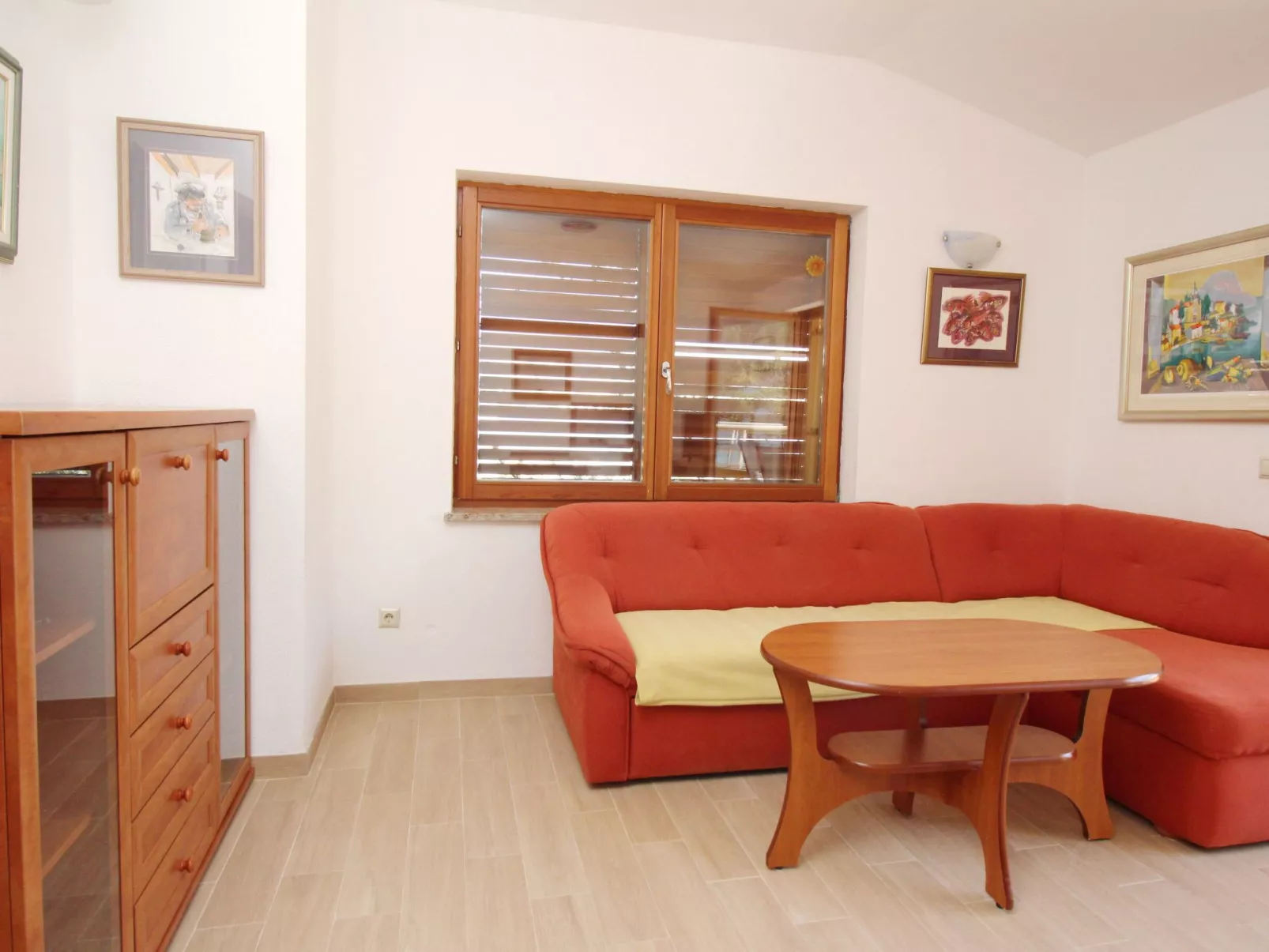 In Baška mit Eigenem Balkon-Binnen