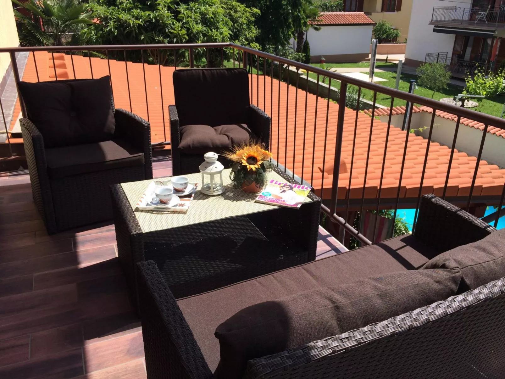 Appartement mit zwei Terrassen mit Meerblick-Binnen