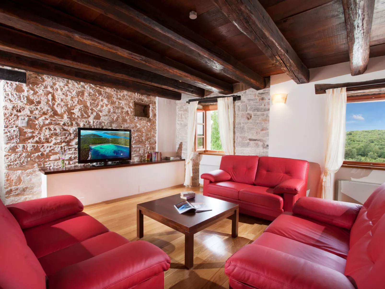 Villa Poropati, Groznjan, Istrien-Luxus Landgut mit 7 Schlafzimmern für bis zu-Binnen