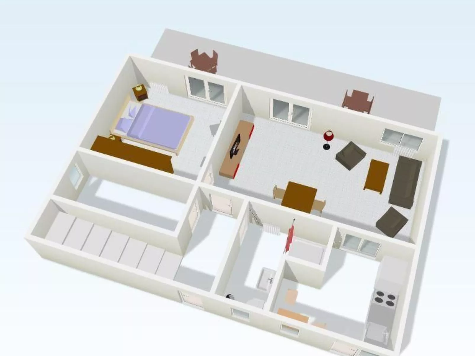 Karmen auf zwei Ebenen mit Garten-Image-tags.info