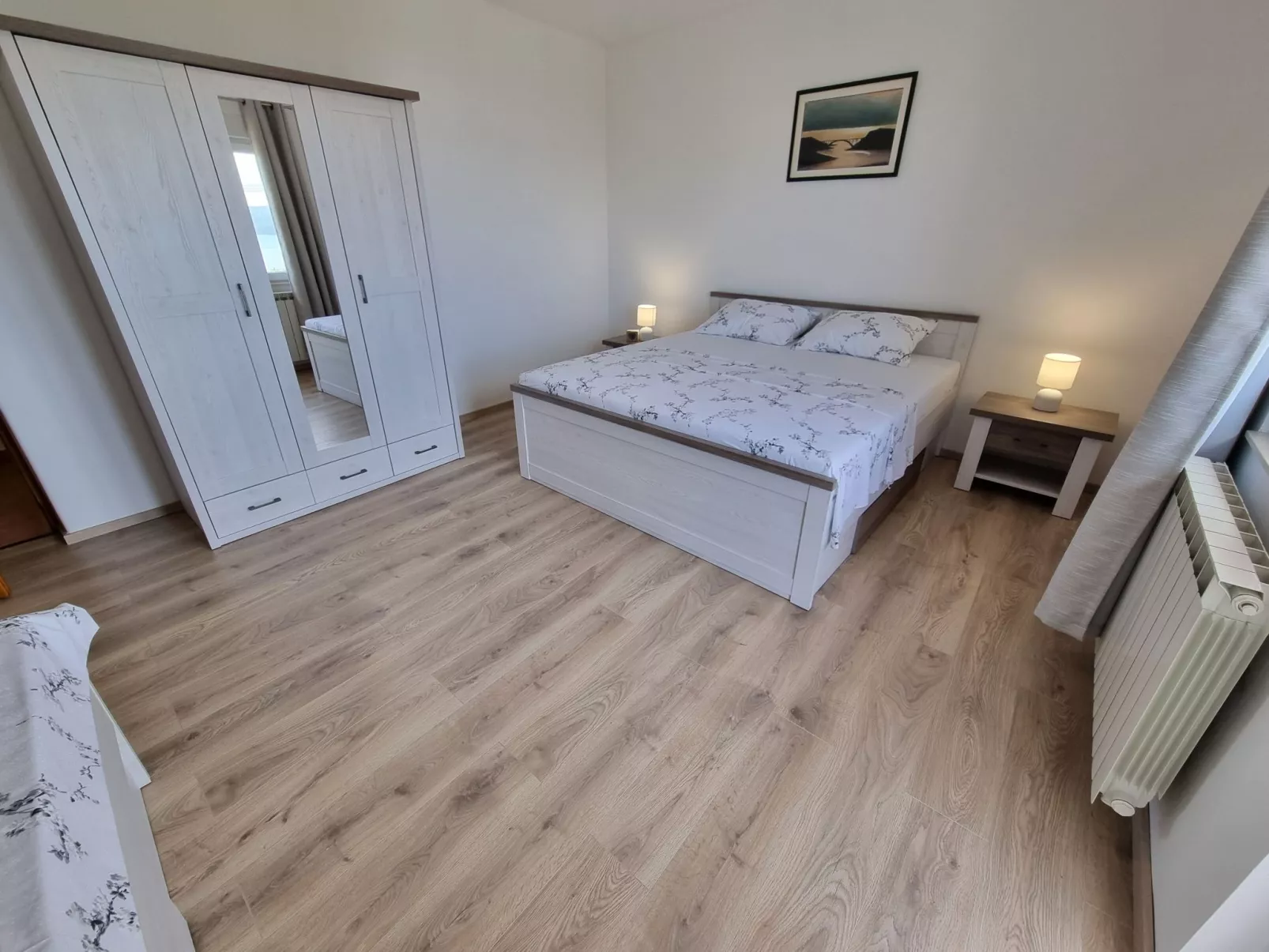 Wohnung für 3 Personen, mit Balkon und Meerblick-Binnen