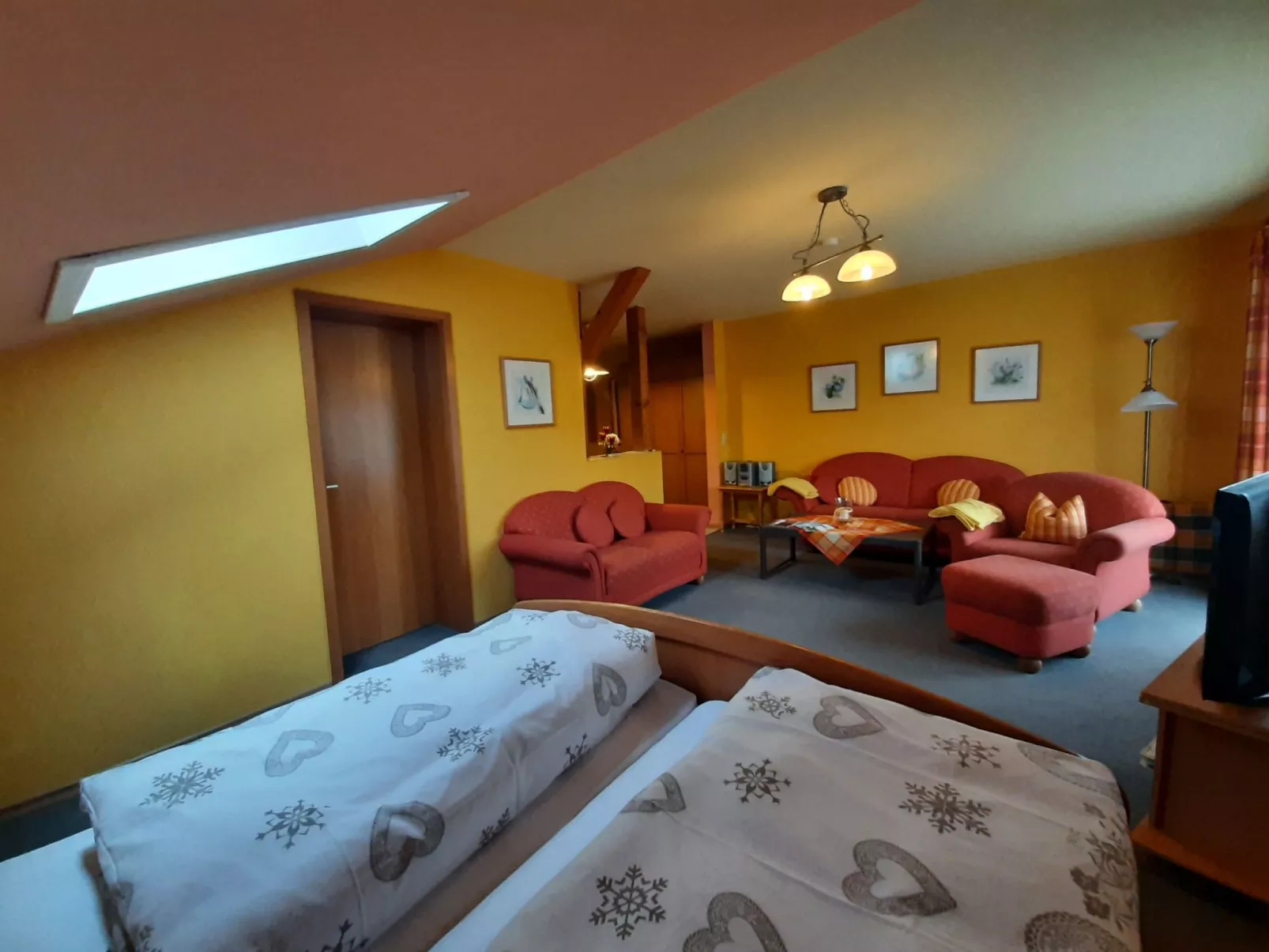 Abendrot in Bayerisch Eisenstein-Binnen