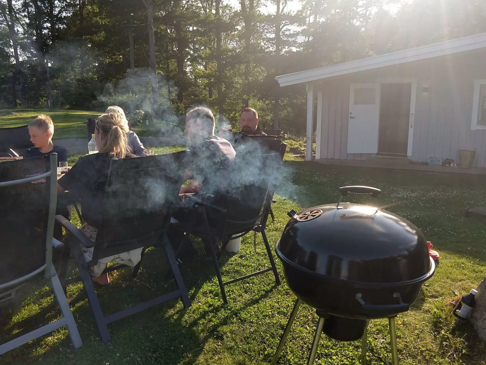 "Évika 1" mit Sauna-Buiten