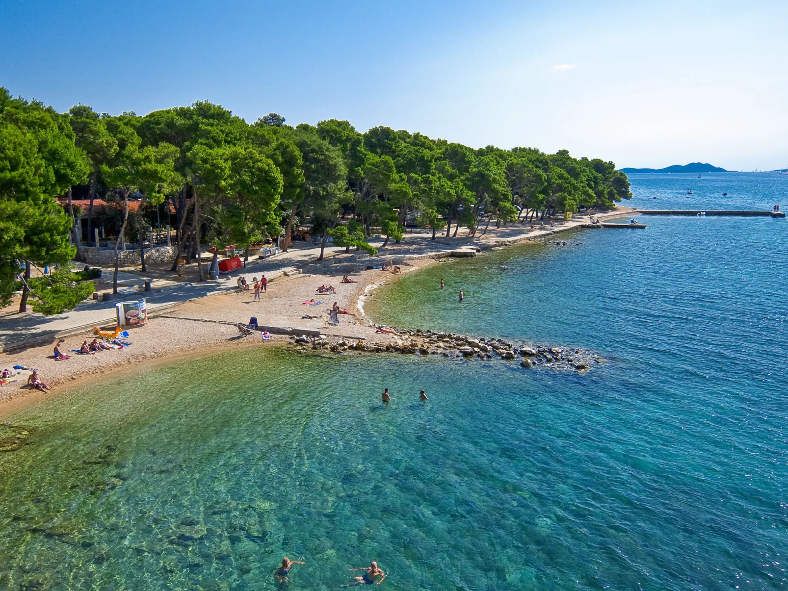 Wohnung "Blažević 2" direkt am Strand-Omgeving