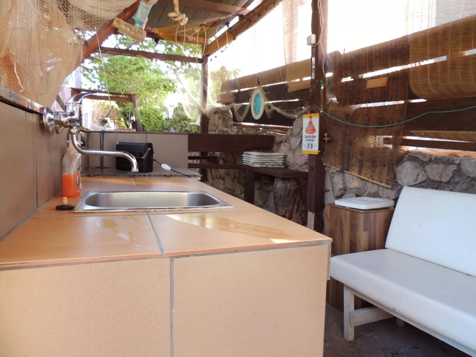 Studio für zwei Personen mit Balkon-Buiten