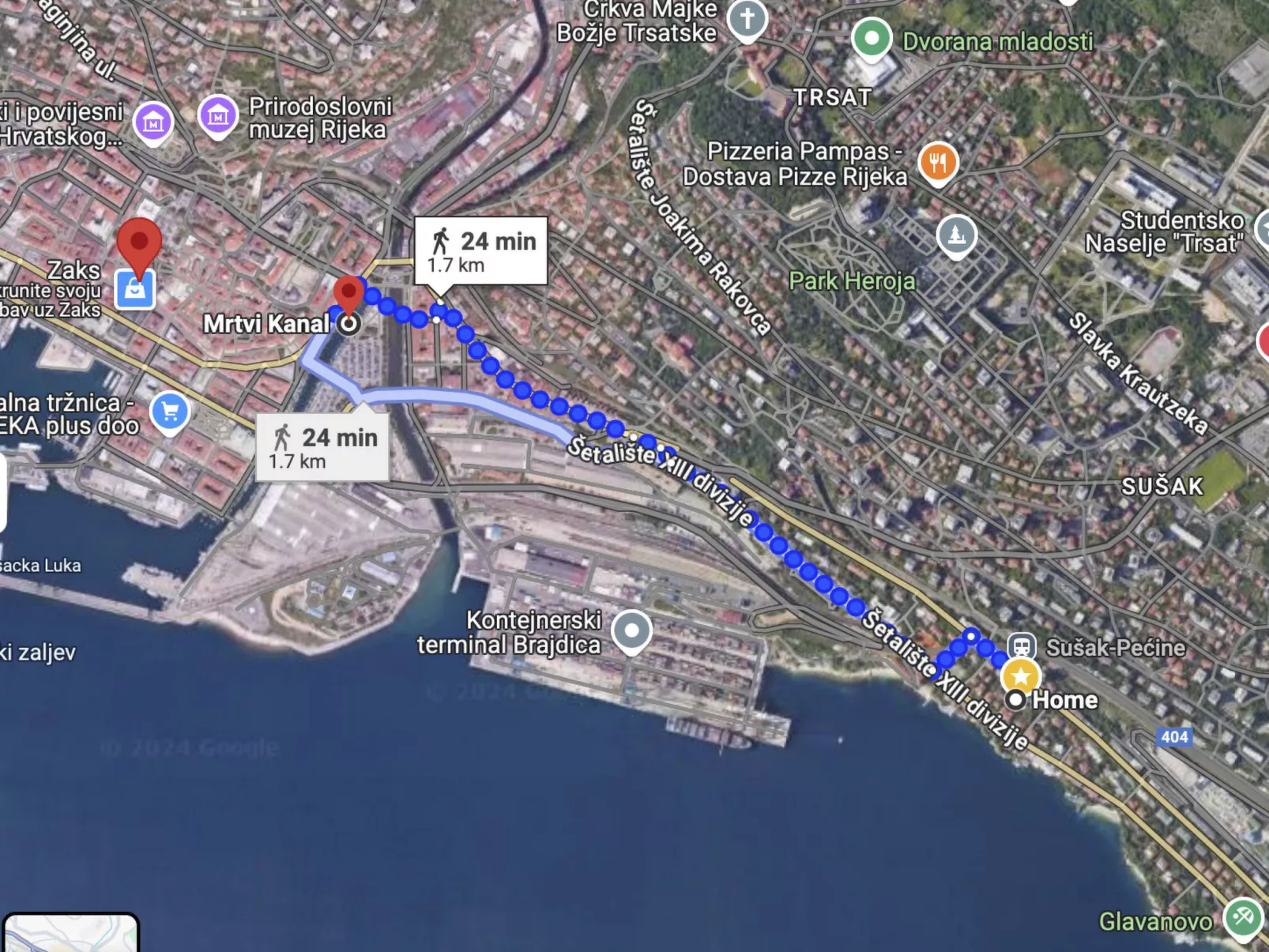 Wohnung Fiorino Rijeka, Kvarner Bucht-Buiten