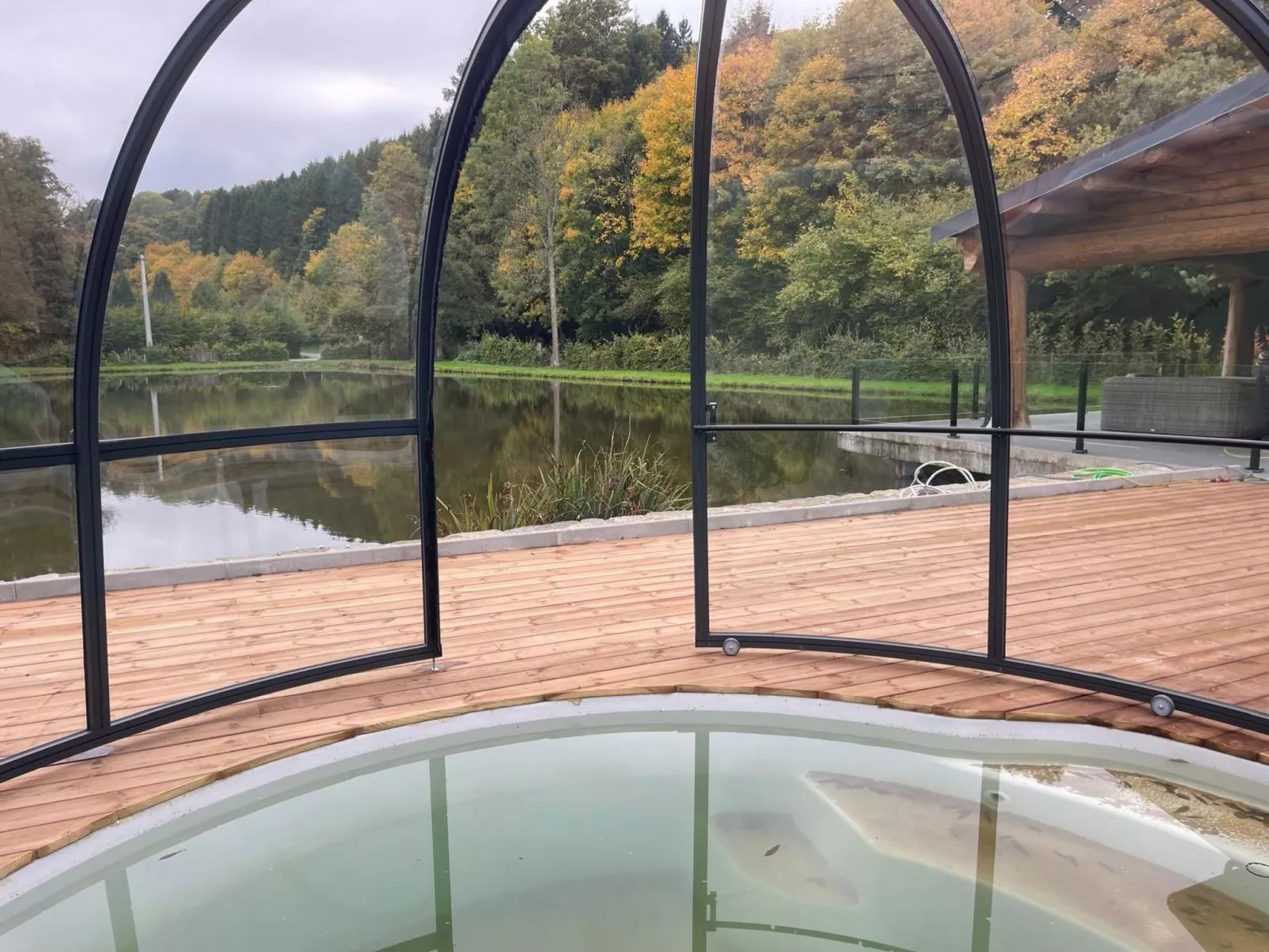 Chalet du pêcheur - Sauna und Hallenbad-Buiten