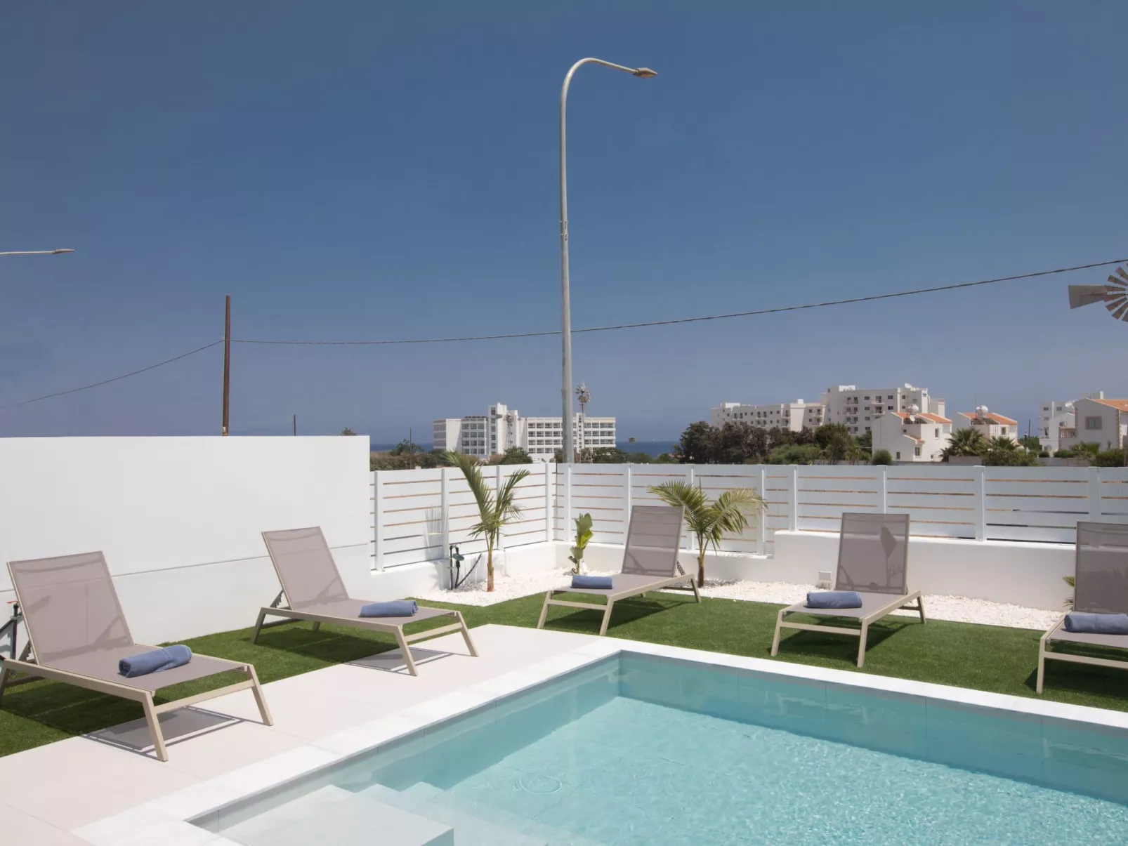 Haus in Protaras mit privatem Garten-Buiten