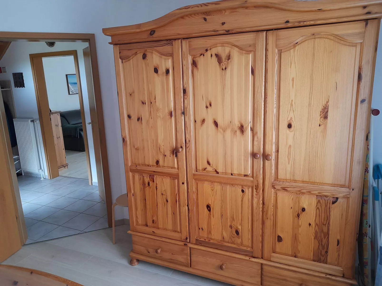 Moderne Ferienwohnung mit Balkon in Strandnähe-Binnen