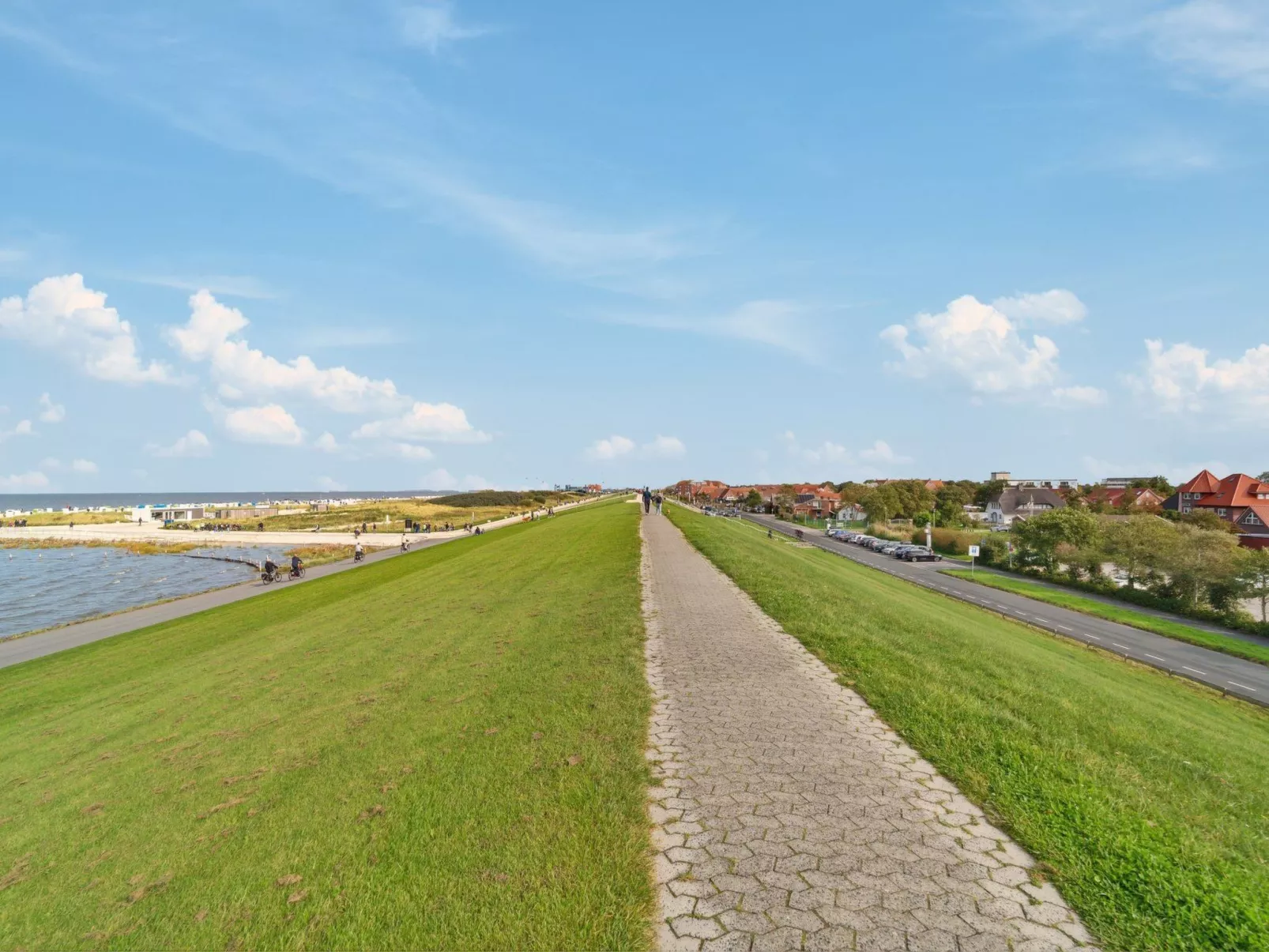 Wohnung in Norddeich direkt am Strand-Buiten