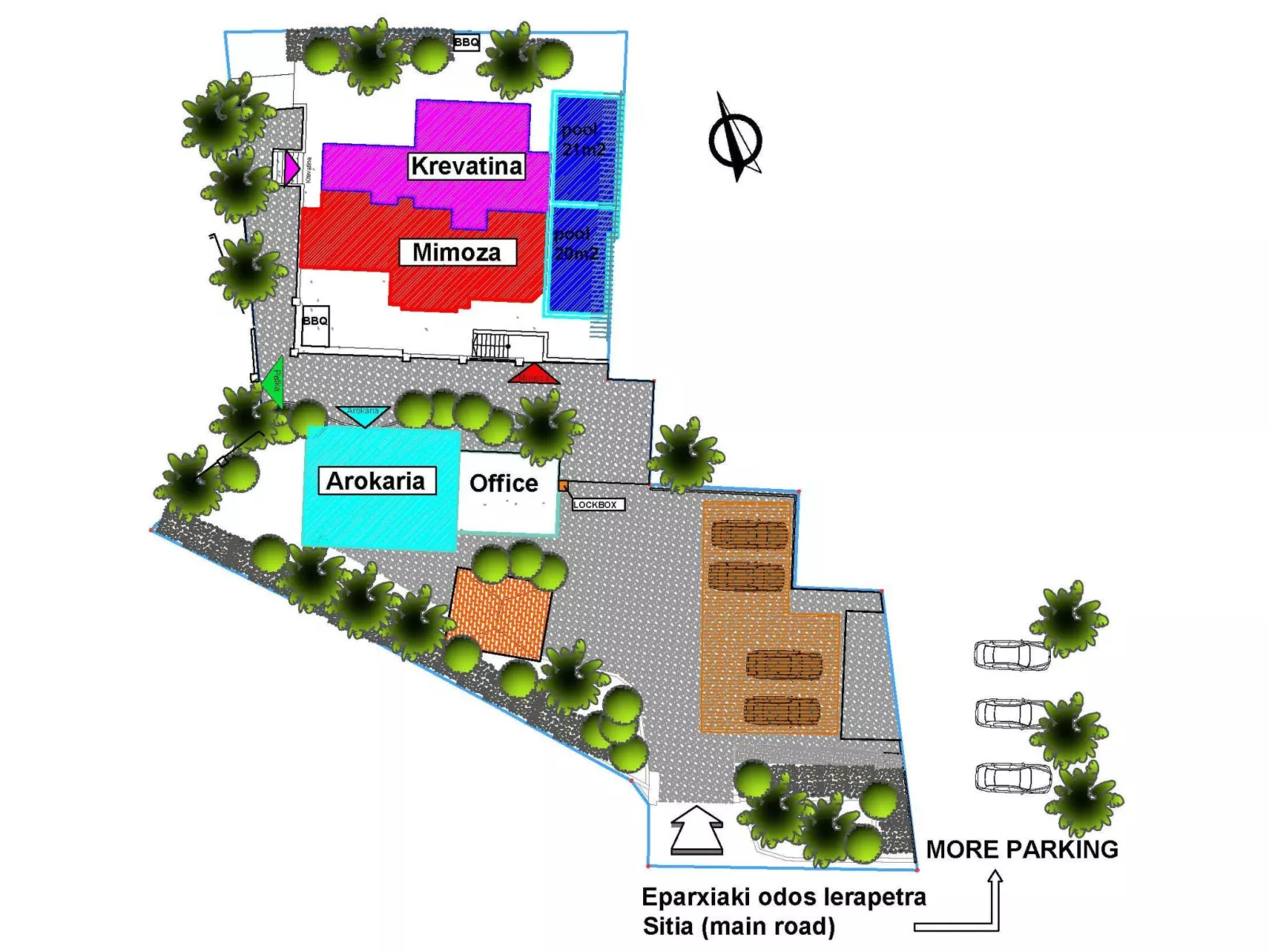 Villa Krevatina mit privatem Pool und großer Veranda-Binnen