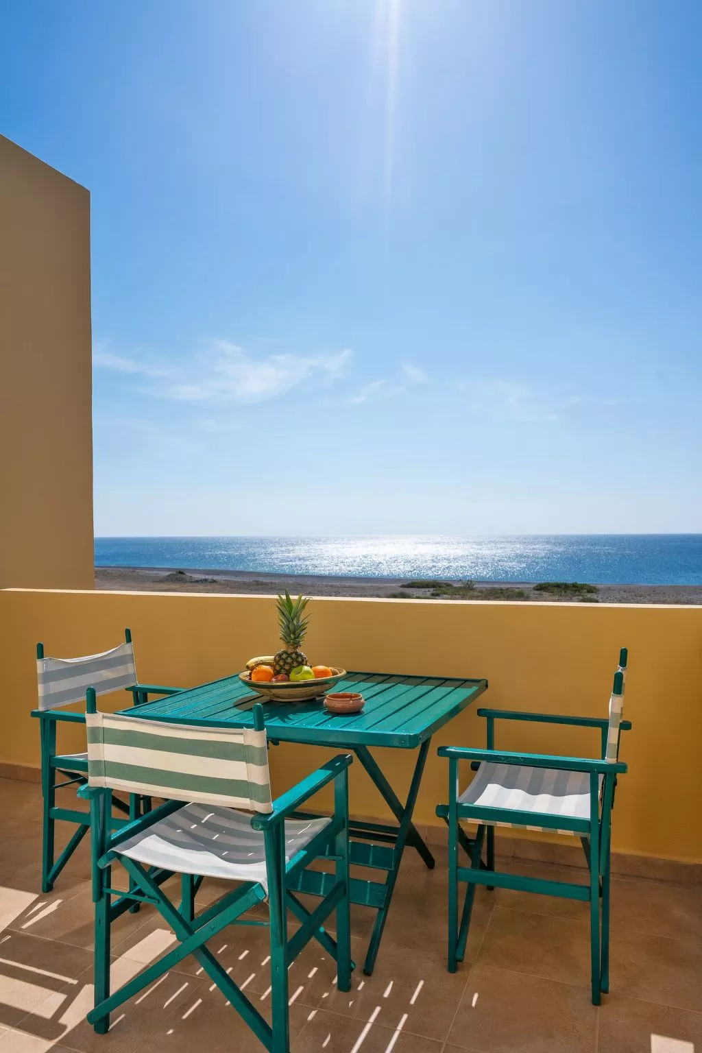 Mare Blu 1 am Strand-Buiten