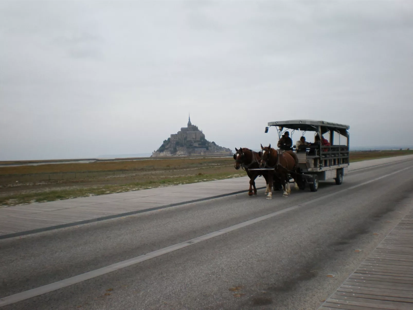 Gite Pamphilienne mit Blick auf Mont Saint Michel-Buiten