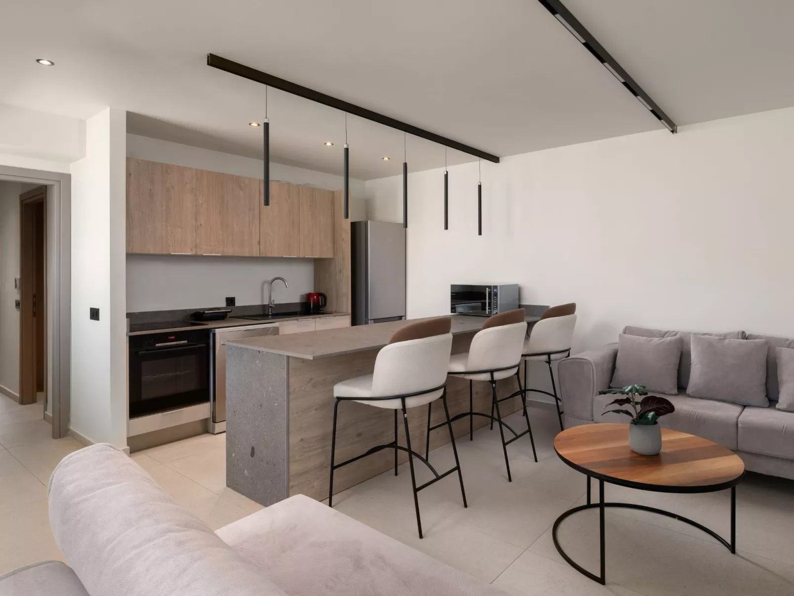 Trapezia Luxury Living -Türkis-Binnen