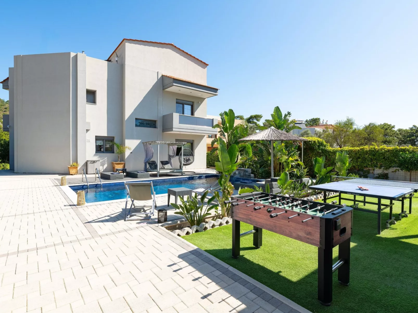 Versteckte Villa-Buiten