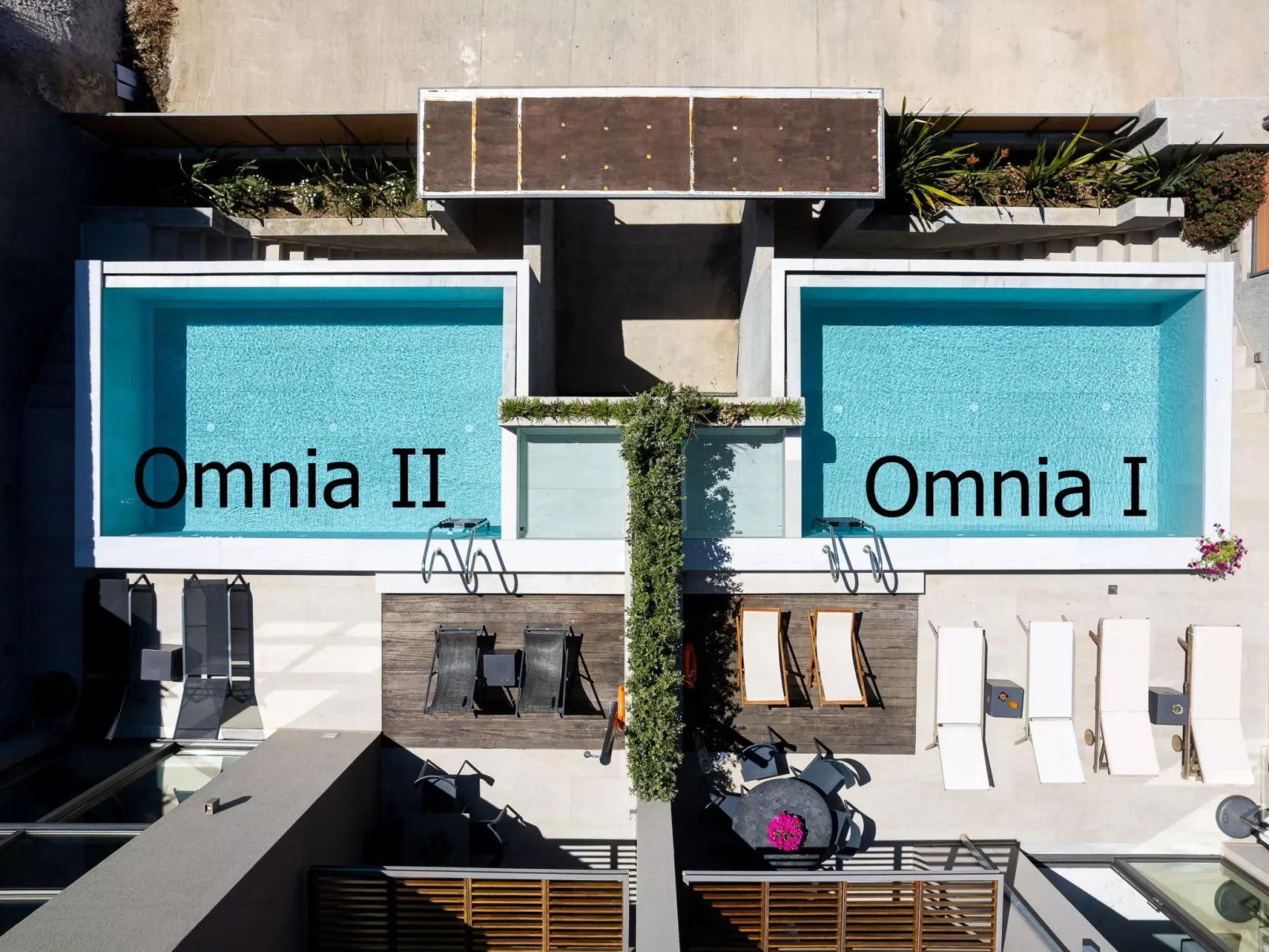 Omnia Villa 1-''Beheizter'' Pool und atemberaubender Meerblick-Buiten