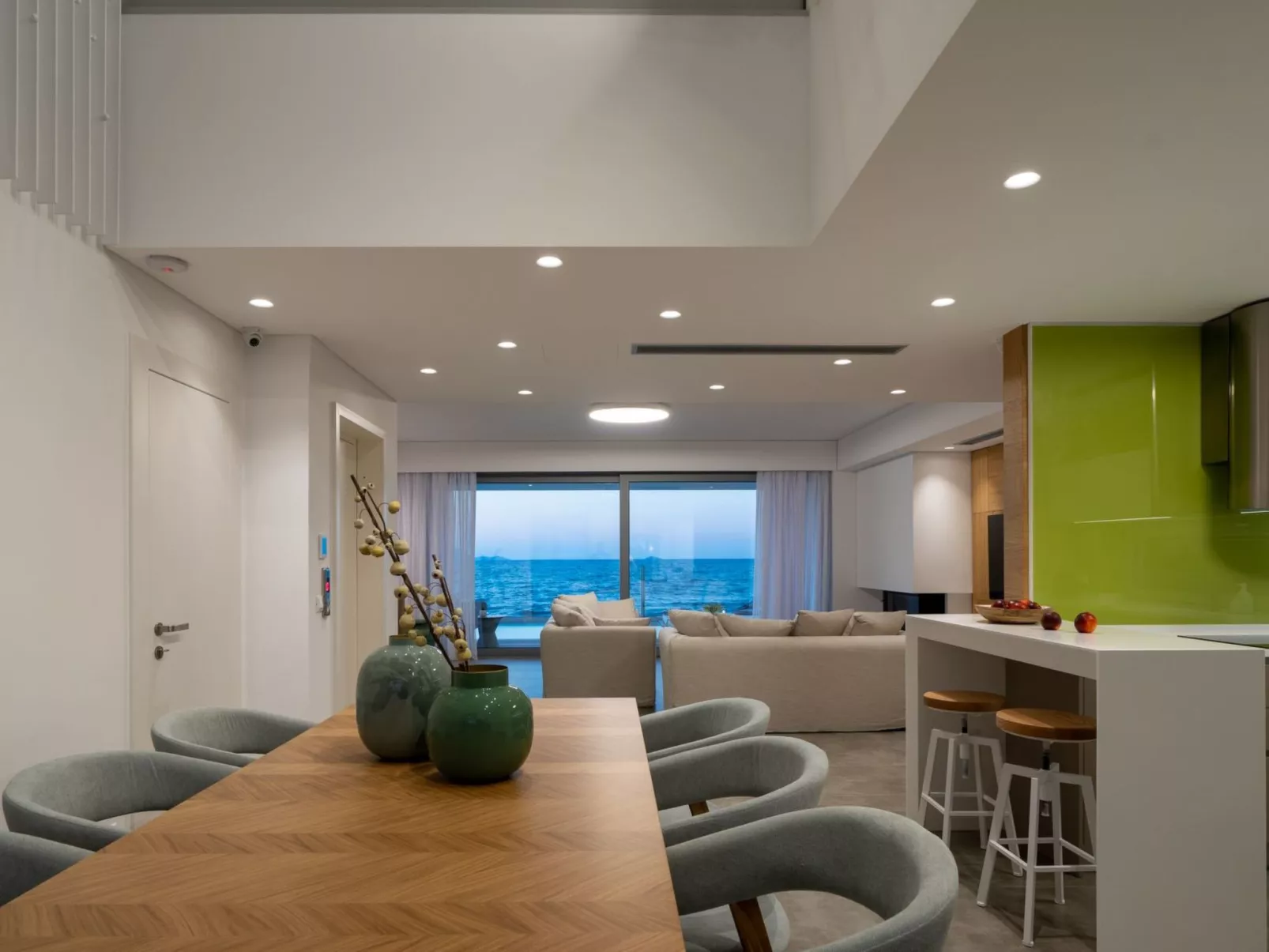 Dias Blaue Villa-Binnen