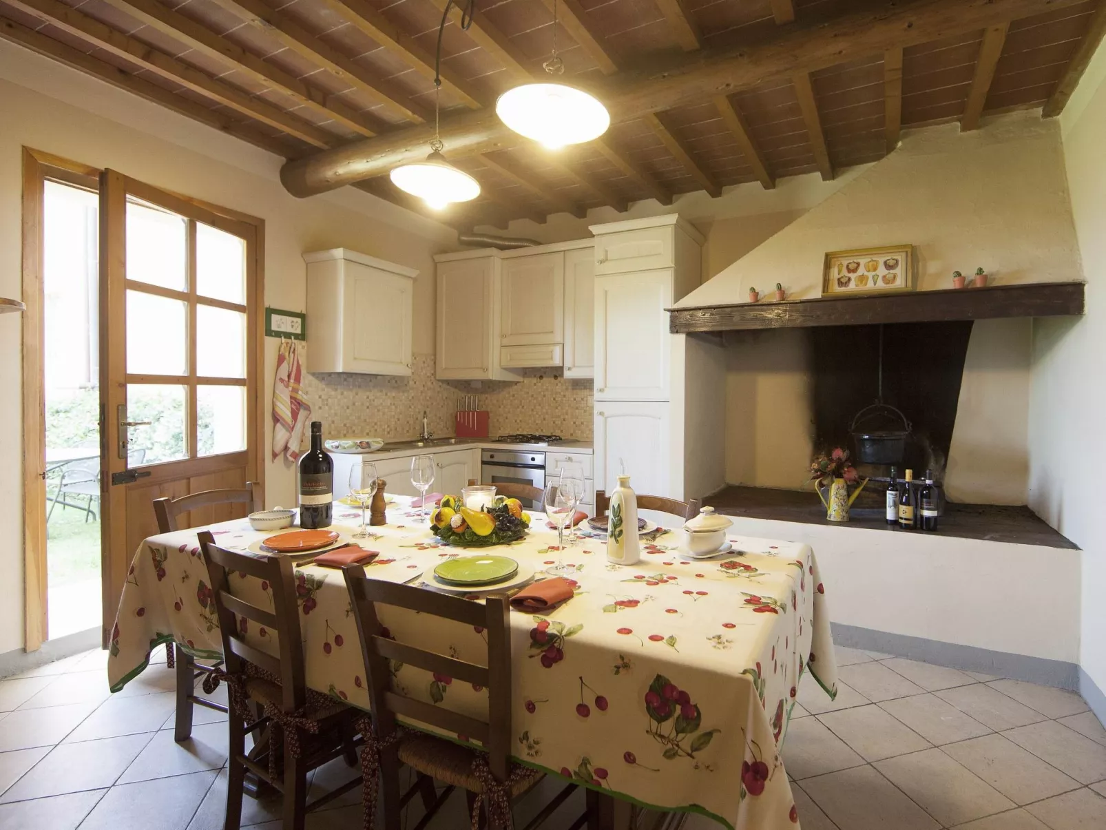 Rose Capponi' Wohnung mit Gemeinschaftspool-Binnen