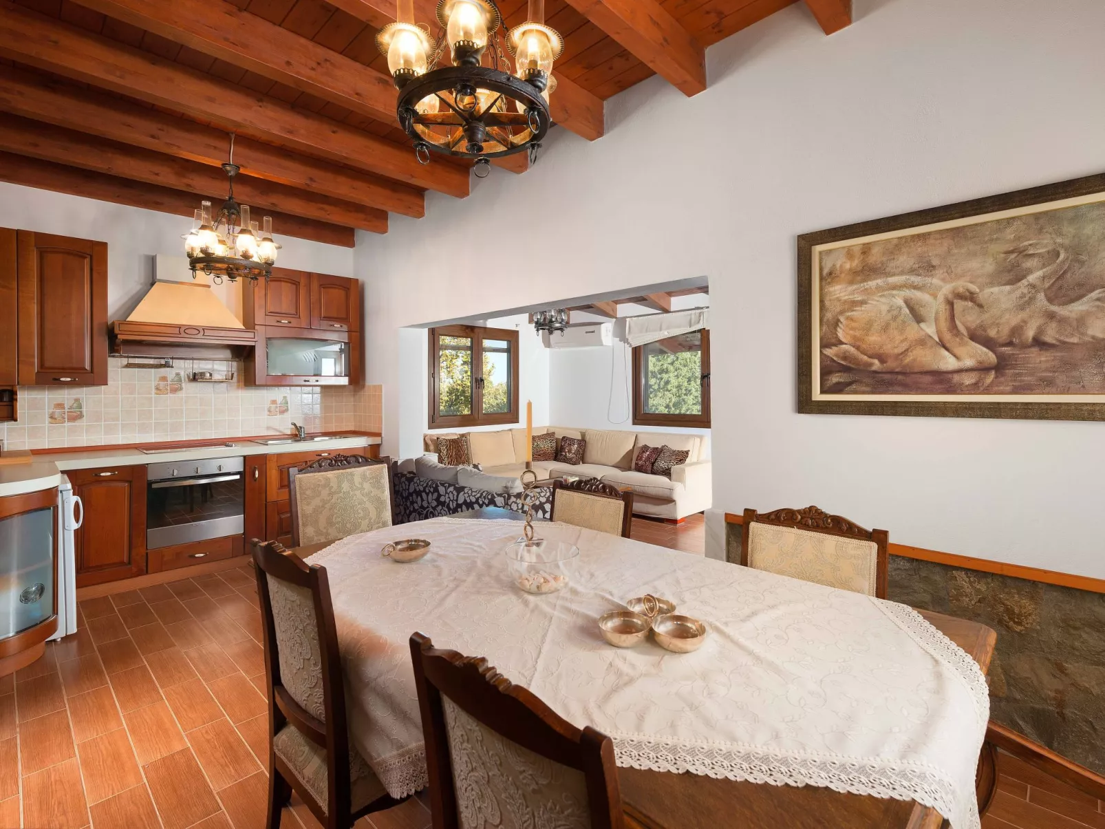 In Notia Rodos mit privatem Garten-Binnen