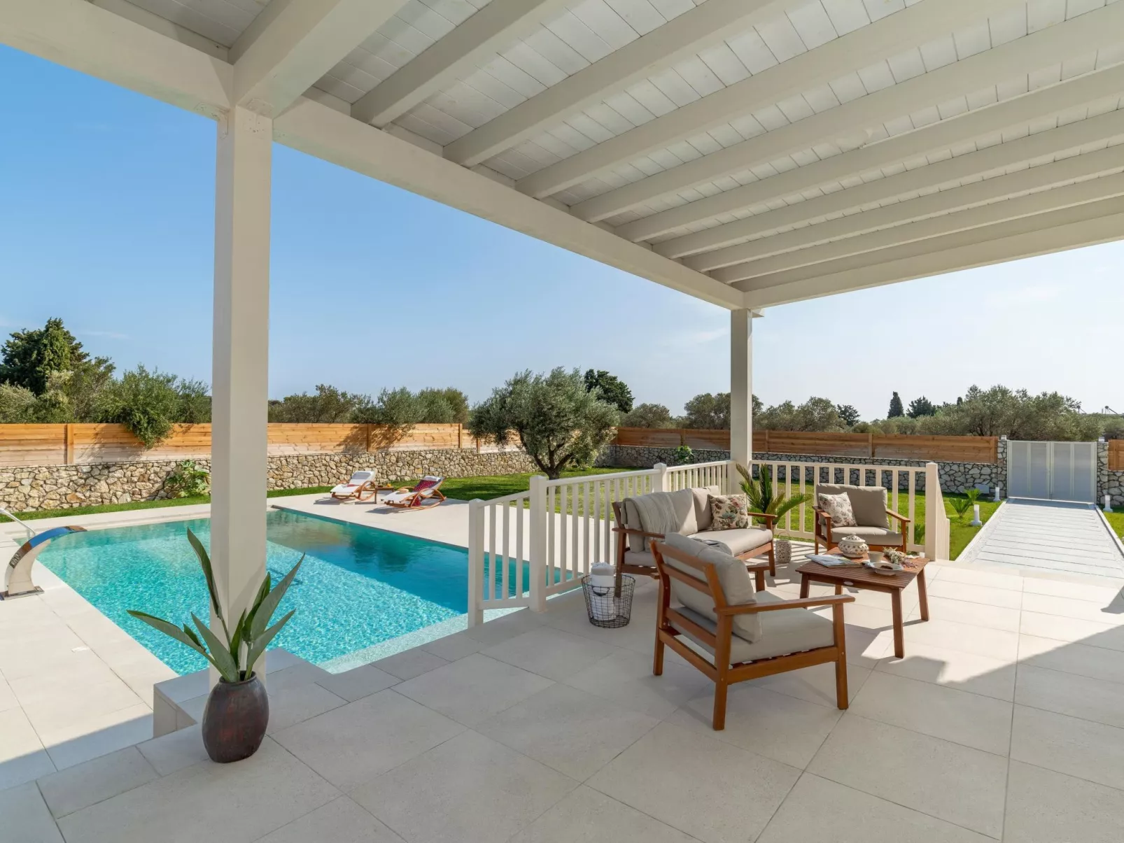 Ferienvilla Petra in Kolympia Village-Buiten