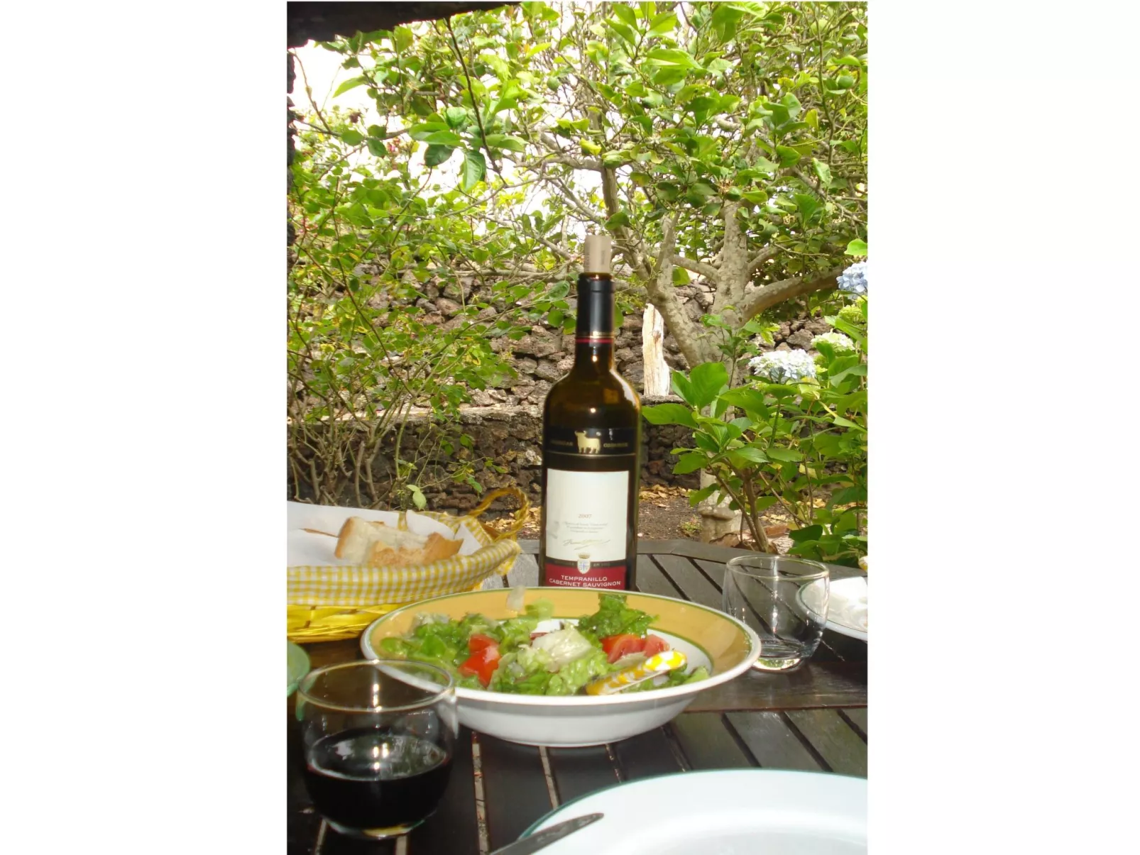 Traditionelles kanarisches Landhaus-Buiten