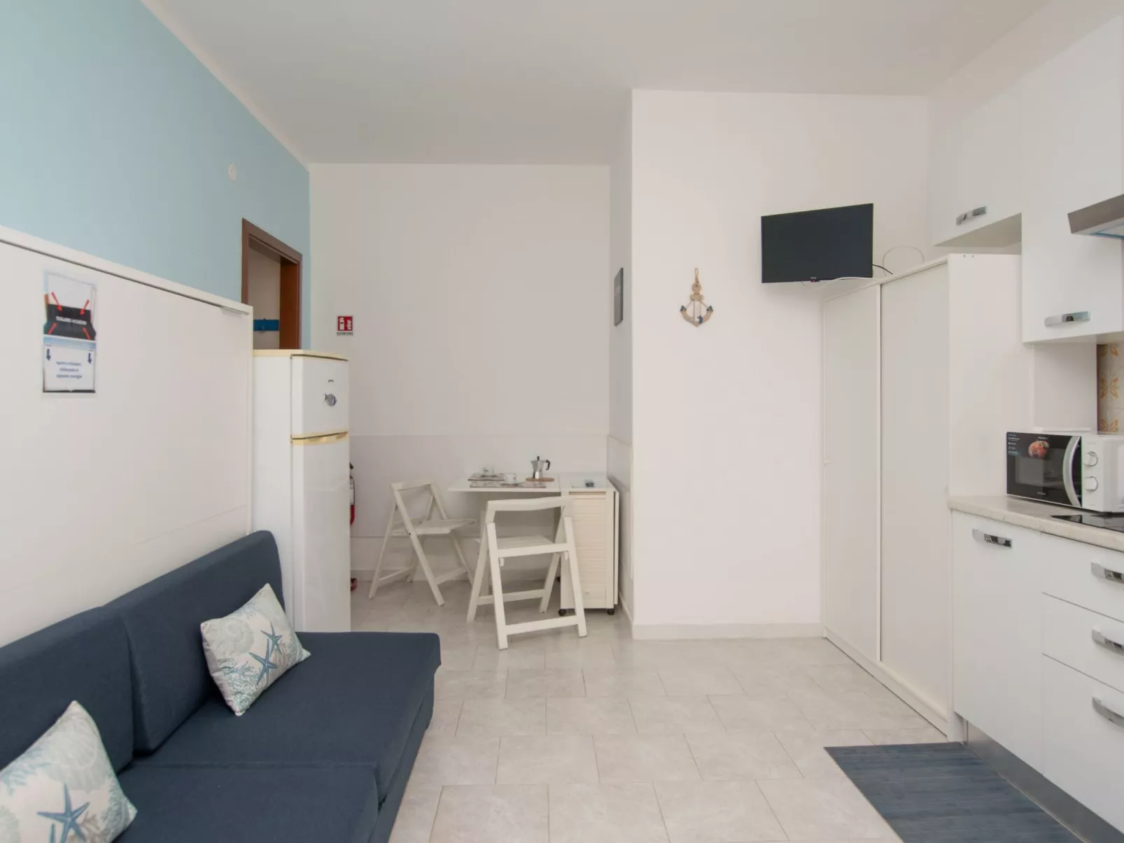 Studio 'Türkis' mit Terrasse-Binnen