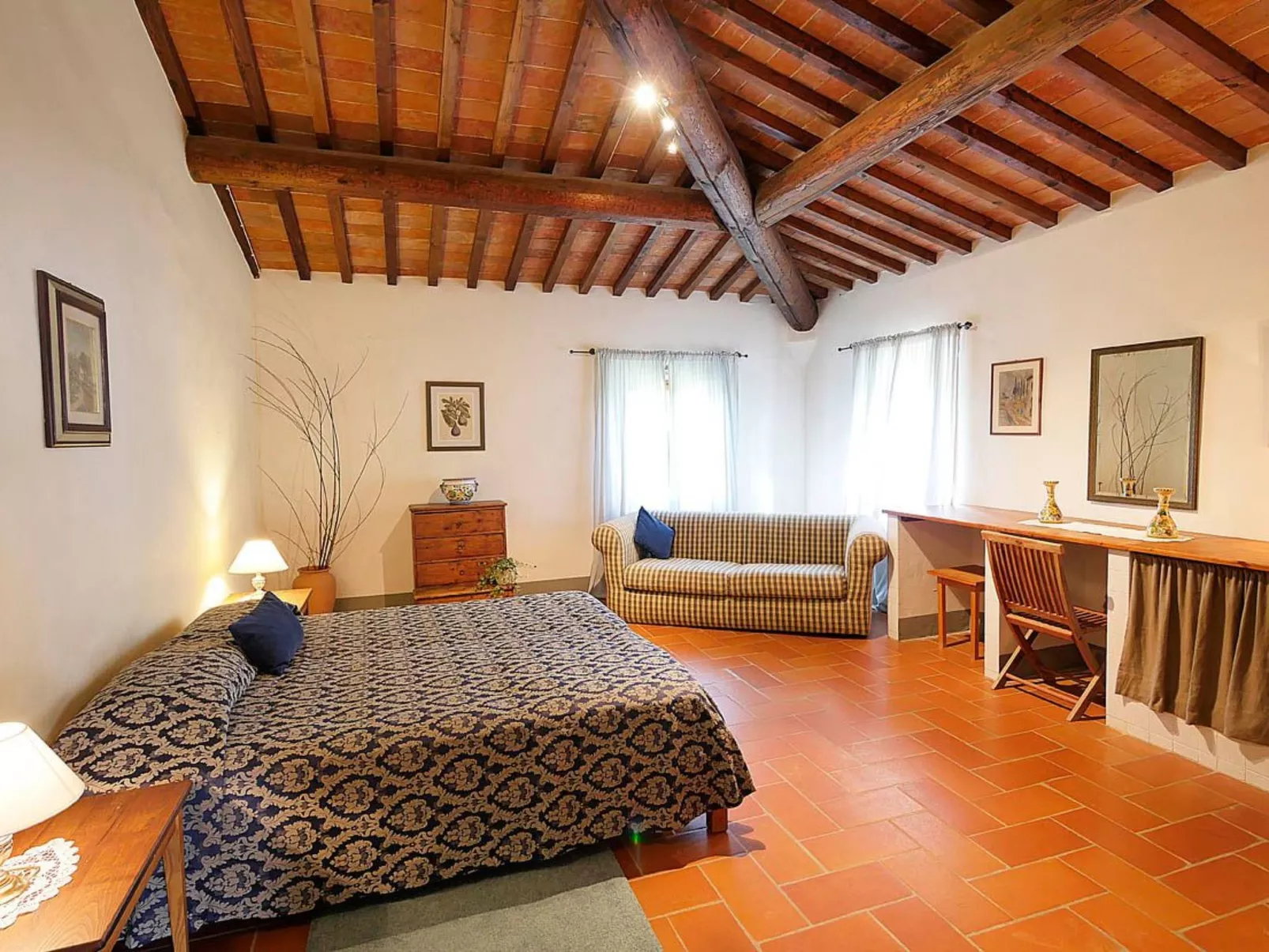 Erta Toskanisches Bauernhaus mit Pool-Binnen