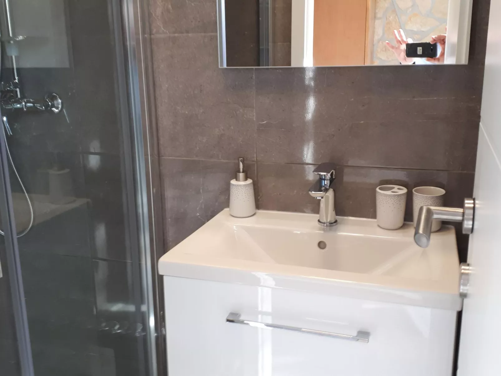 Direkt am Meer liegendes Apartment mit Garten-Binnen